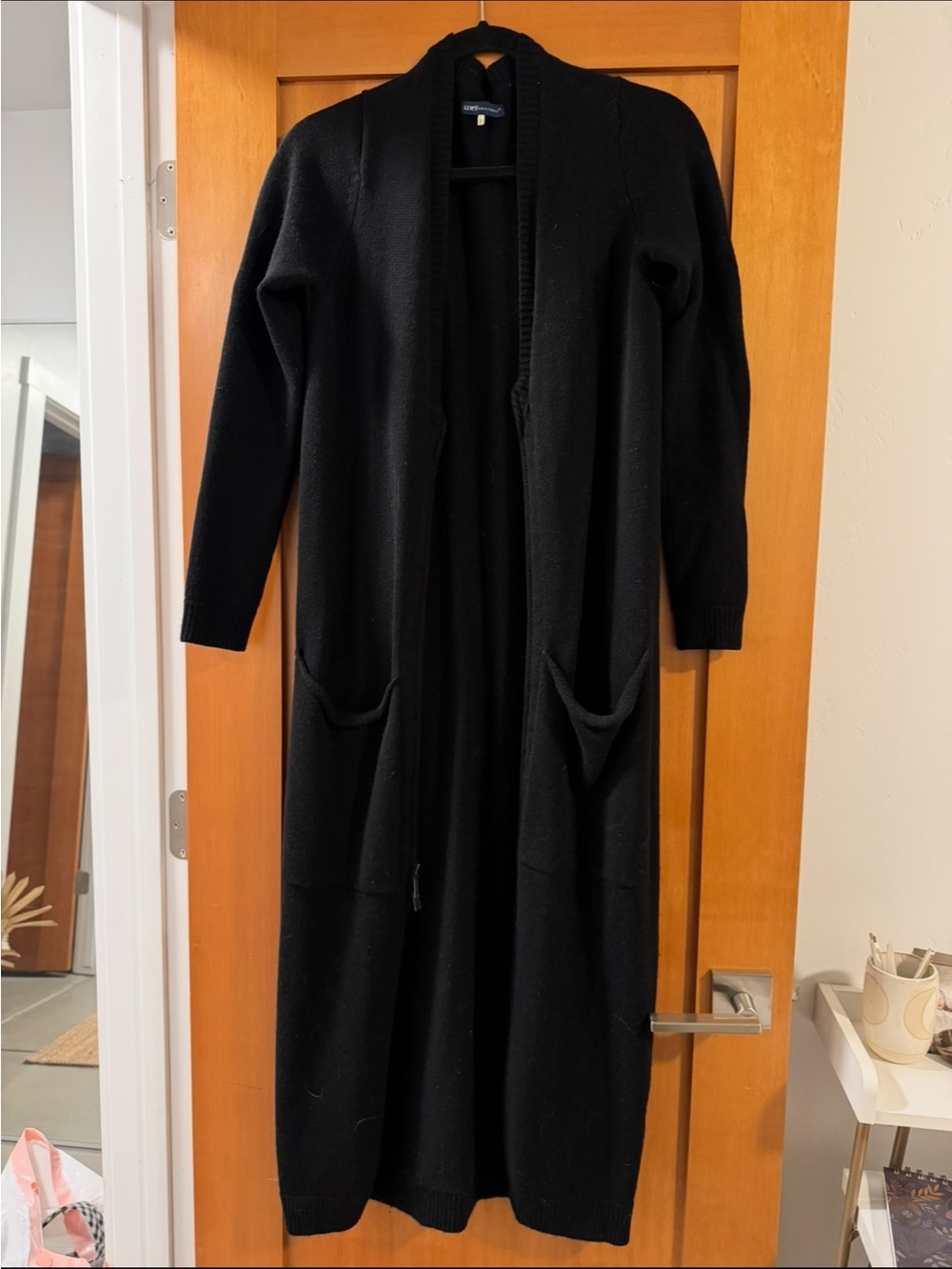 Levi’s Wool Sweater/Duster Open-Front w/ Zipper - Size 0